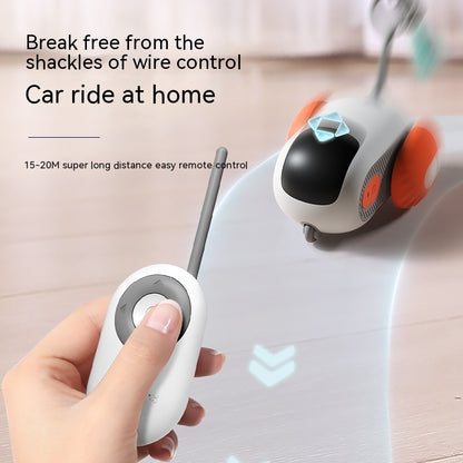 ChaseMeow Remote Control Interactive Cat Toy: USB Charging, Self-Moving Smart Car