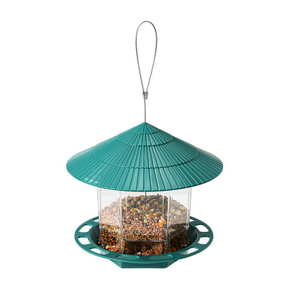 Transparent Hanging Bird Feeder: Outdoor Garden Decoration