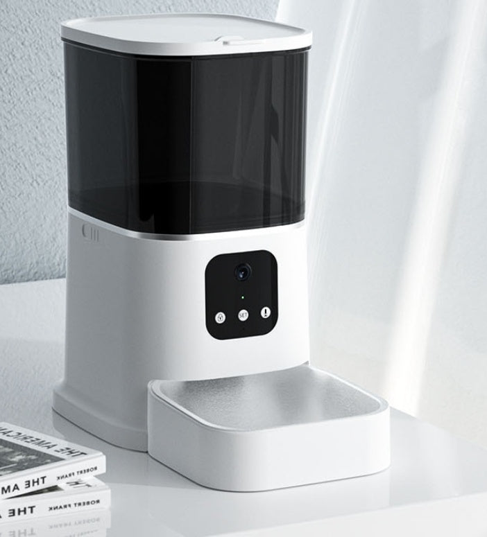 SmartFeeder Plus: WiFi Automatic Pet Feeder with Voice Recorder & App Control