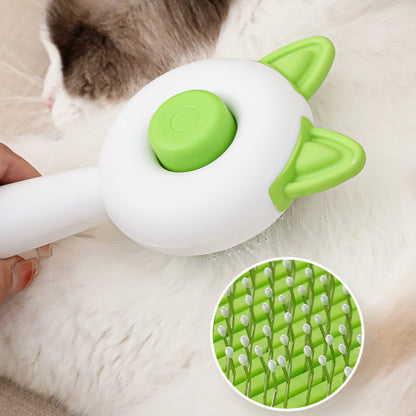 Self-Cleaning Pet Hair Remover Brush: Grooming Tool for Dogs & Cats