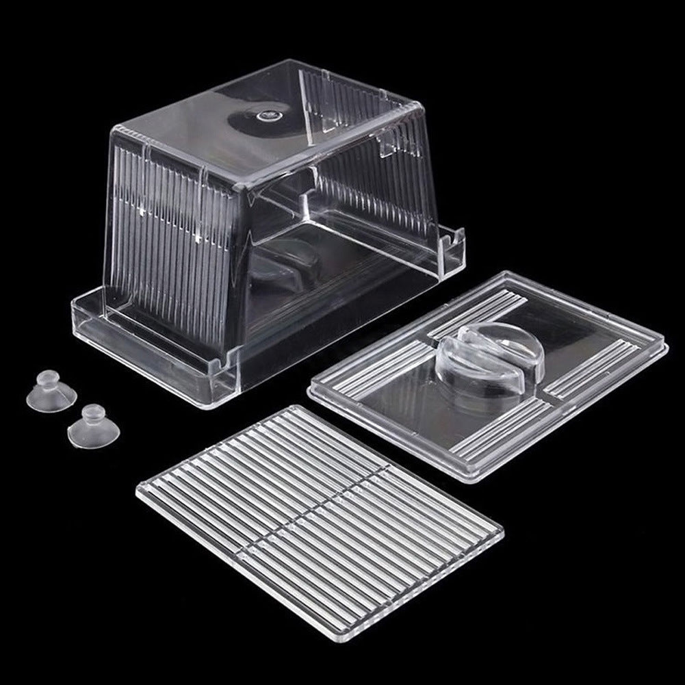 Acrylic Fish Tank Incubation Box: Aquarium Breeding and Isolation Chamber