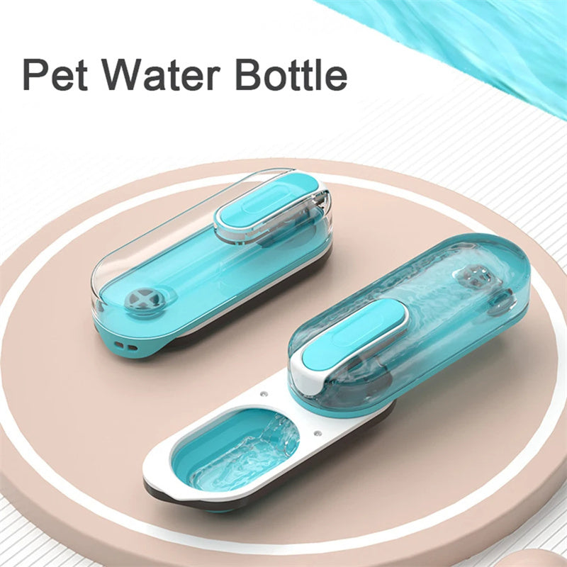 Foldable Dog Water Bottle: Portable Leak-Proof Dispenser for Outdoor Walking & Travel