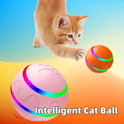 SmartyBall Cat and Dog Toy: USB Charging, Self-Rotating Intelligent Ball