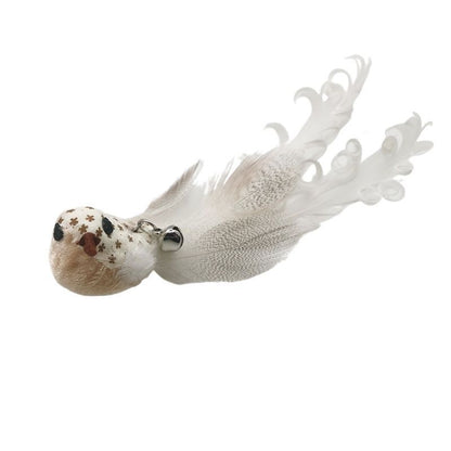 FeatherPlay Cat Stick: Long Rod with Steel Wire Feather for Interactive Fun