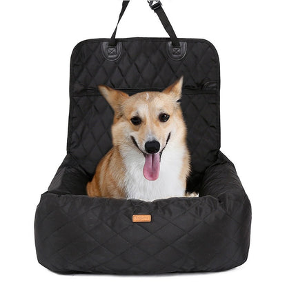 2-in-1 Pet Dog Carrier & Car Seat Pad: Multi-Purpose Folding Pet Bed & Car Mattress